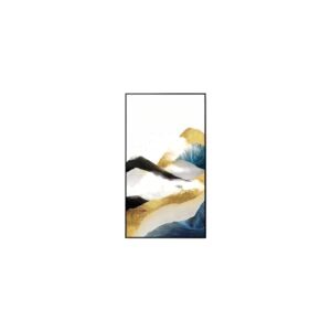 Affiche Montagne dorée modèle A, format vertical sur fond blanc